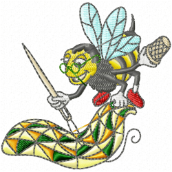 Bees Embroidery Design 6 Bees Embroidery Design 6